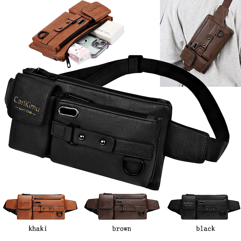 Saddle Bag Leather - สไตล์ใหม่ กระเป๋าคาดเอวผู้หญิงคุณภาพสูง กระเป๋าสะพายข้างหนัง PU สําหรับเดินทาง กระเป๋าสะพายไหล่ความจุขนาดใหญ่