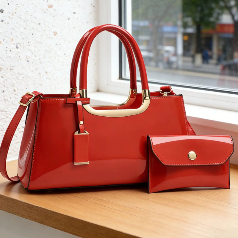 Women'S Bags Handbags - ชุดกระเป๋าถือสตรี วัสดุ PU หรูหรา น้ำหนักเบา กระเป๋าสะพายข้าง