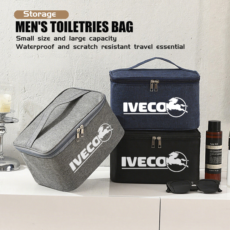 Box Bag Rigid - กระเป๋าใส่ของใช้ส่วนตัวลายโลโก้รถยนต์ IVECO ขนาดใหญ่ อเนกประสงค์ สำหรับเดินทาง รุ่น