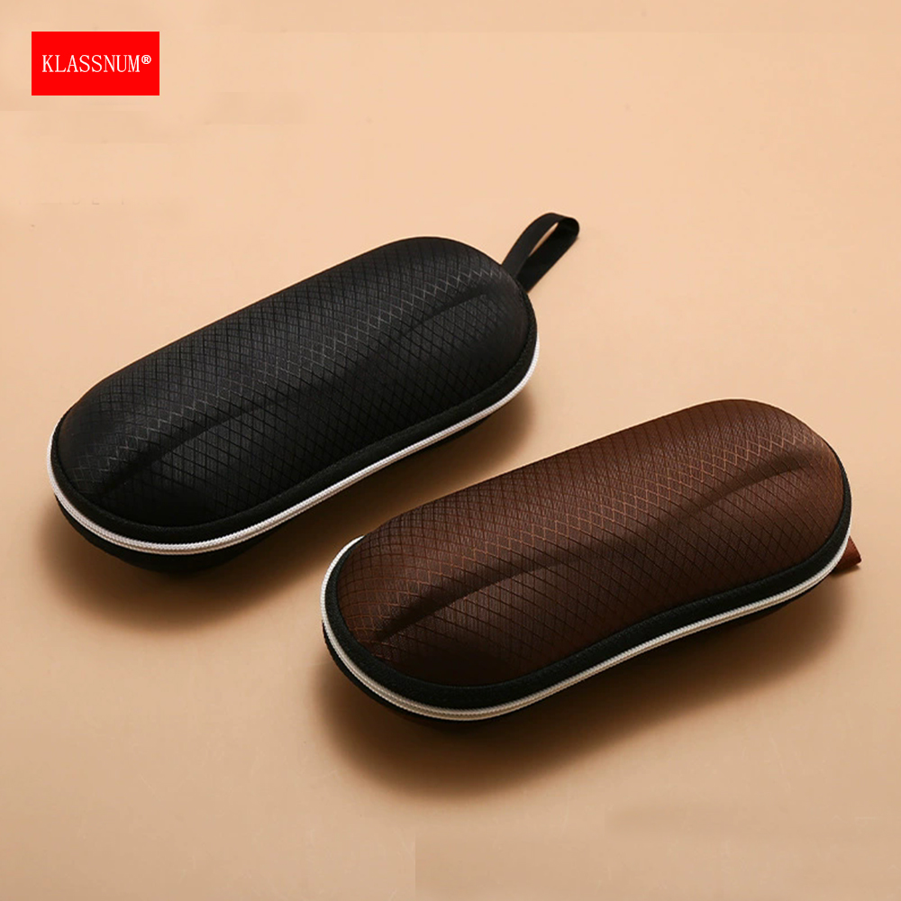 Box Bag Rigid - KLASSNUM กล่องใส่แว่นตาแบบแข็ง กล่องใส่แว่นกันแดด ดีไซน์ลายเส้น กล่องใส่แว่นตาแบบสปอร์ต กระเป๋าแข็ง