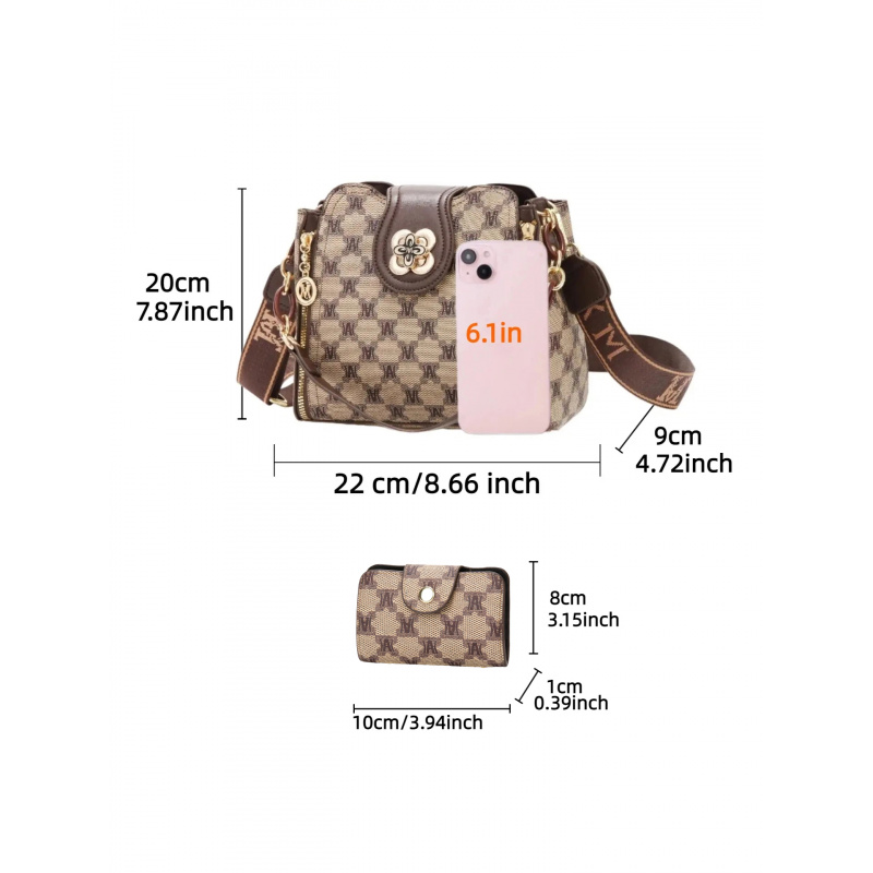 กระเป๋าสะพายไหล่พิมพ์ลายตัวอัก - Women Bags For Work บทวิจารณ์และราคา
