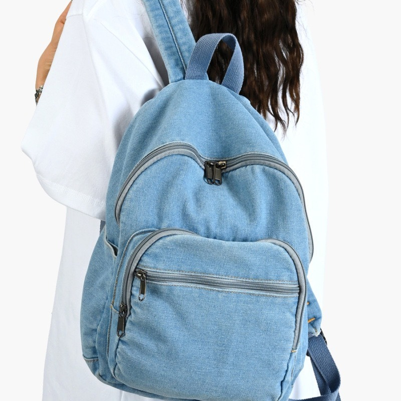 กระเป๋าเป้สะพายหลังผู้หญิงผ้าเ - Women Bags Jeans บทวิจารณ์และราคา