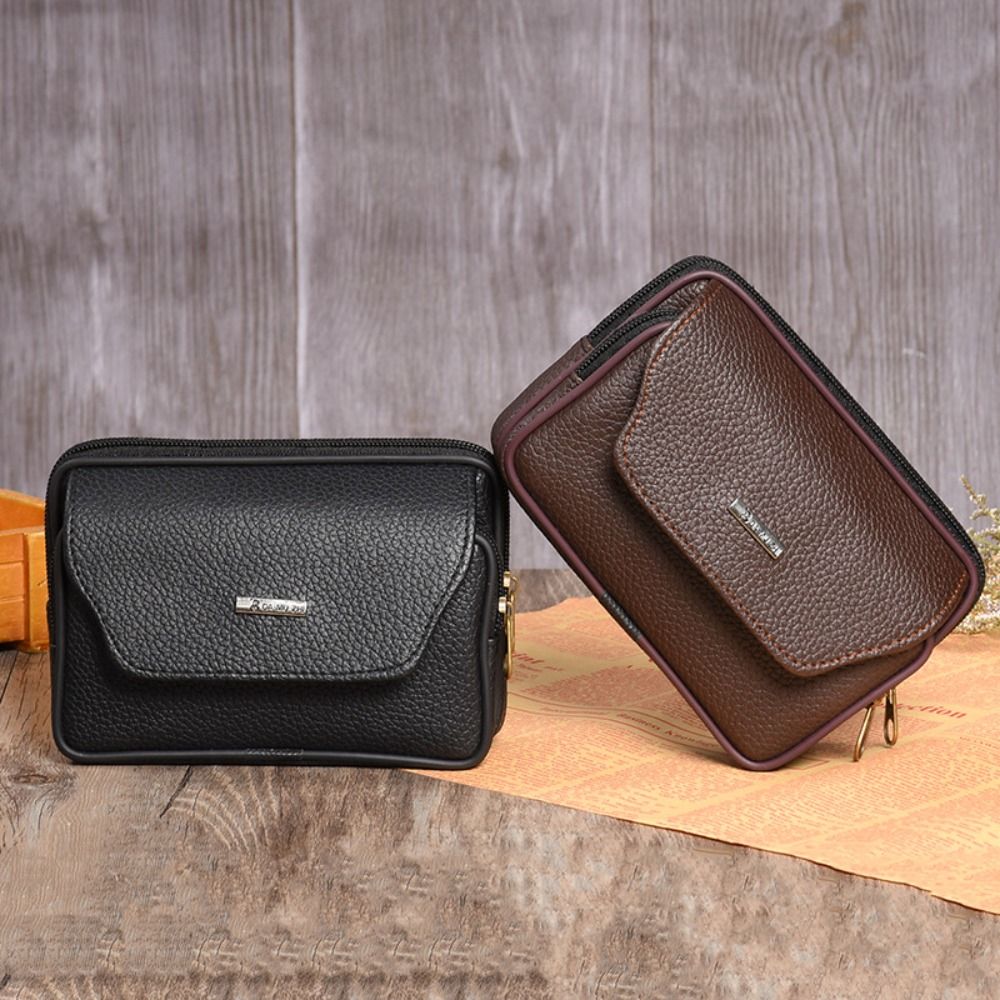 กระเป๋าคาดเอวหนัง PU สำหรับผู้ - Saddle Bag Leather บทวิจารณ์และราคา