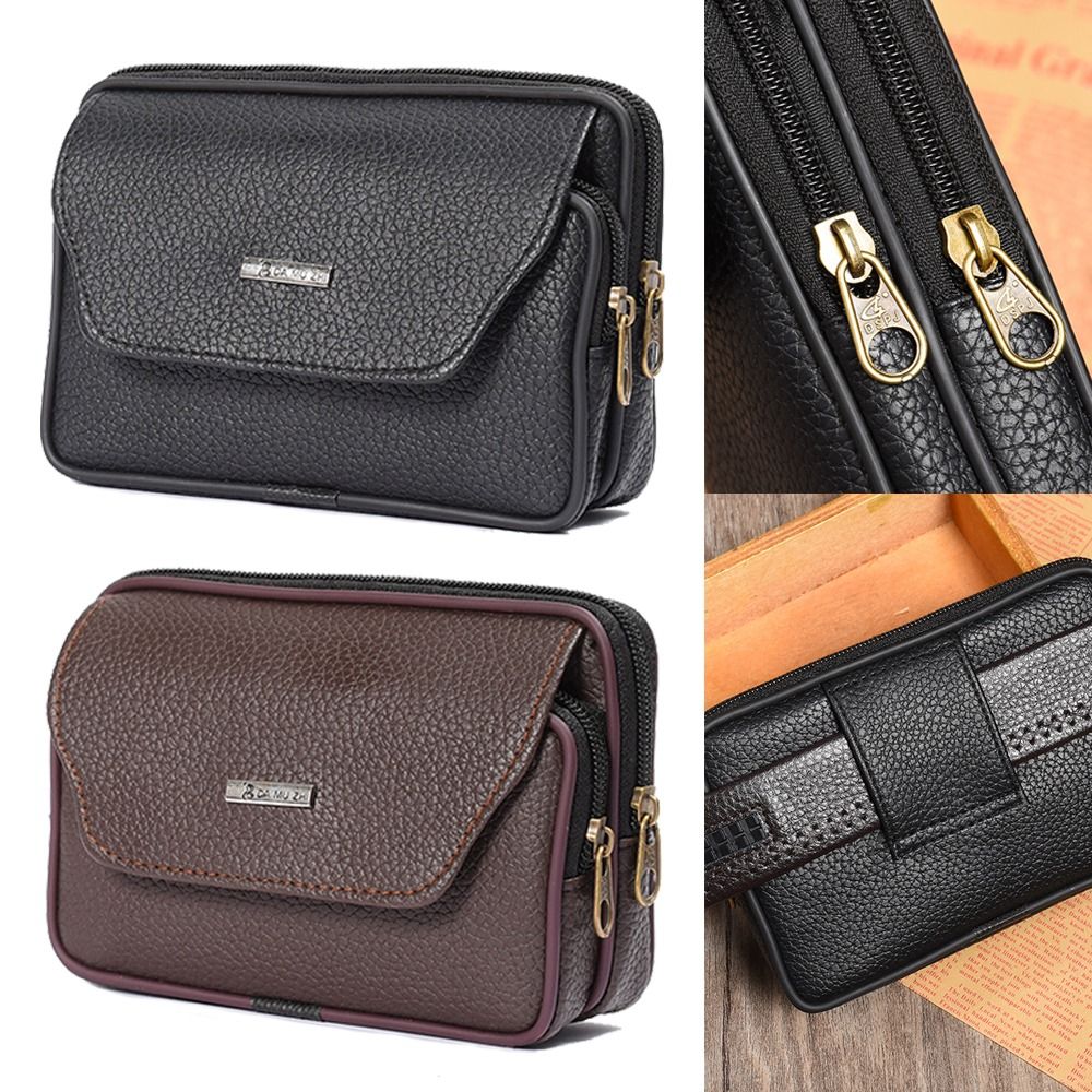 กระเป๋าคาดเอวหนัง PU สำหรับผู้ - Saddle Bag Leather บทวิจารณ์และราคา