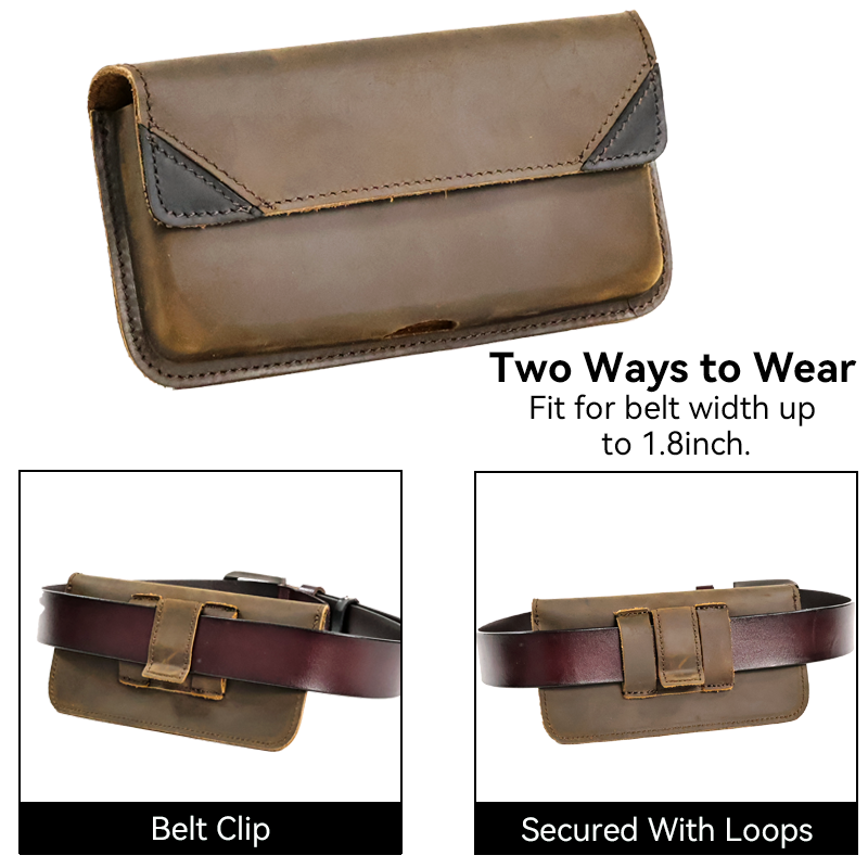 กระเป๋าคาดเอวหนังแท้สำหรับผู้ช - Saddle Bag Leather บทวิจารณ์และราคา