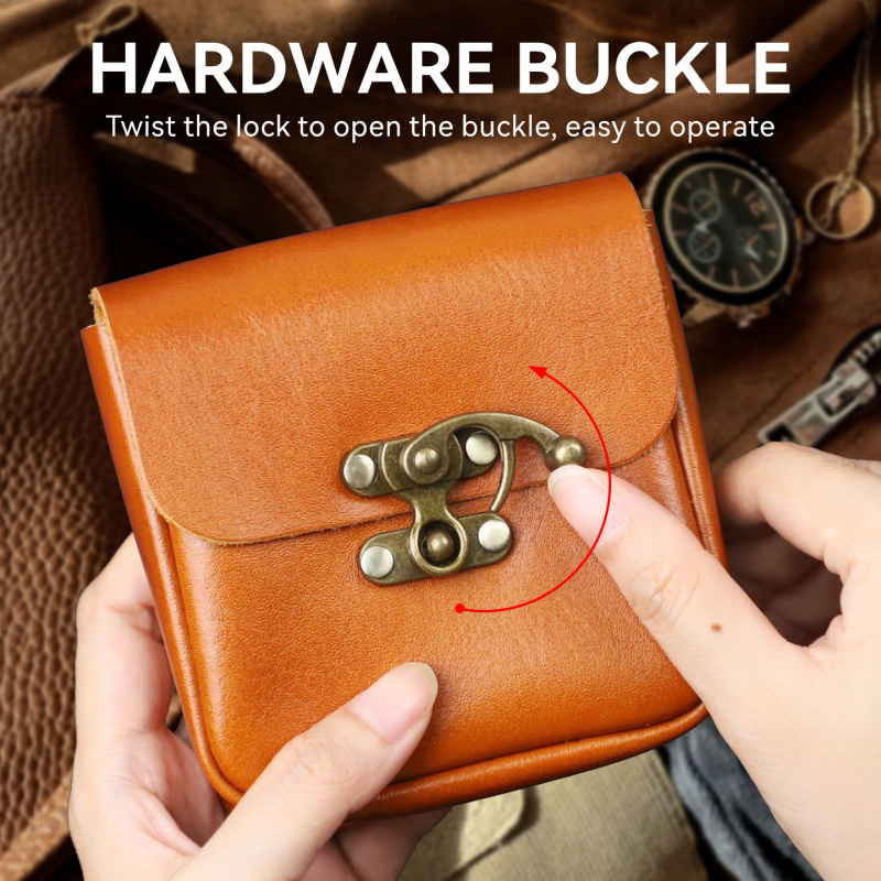 กระเป๋าคาดเอวหนังวัวแท้ขนาดเล็ - Saddle Bag Leather บทวิจารณ์และราคา