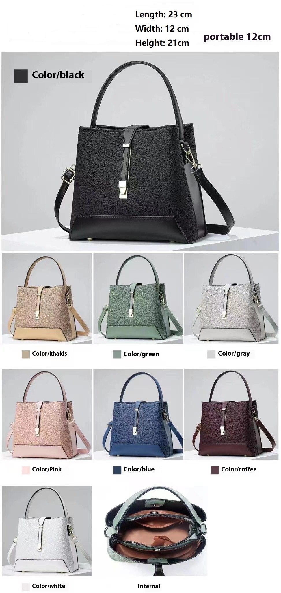 ใหม่หรูหรา Tote กระเป๋าหนัง Cl - Women Bags For Office บทวิจารณ์และราคา