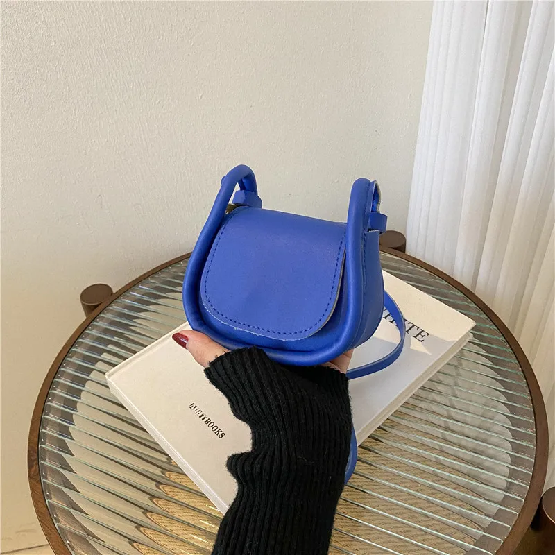 ลูกอมสีหนัง PU แฟชั่นกระเป๋าสะ - Saddle Bag Leather บทวิจารณ์และราคา
