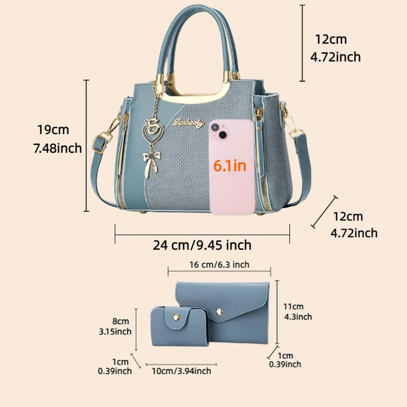 ชุดกระเป๋าถือสตรีสุดหรู, กระเป - Women'S Bags Handbags บทวิจารณ์และราคา