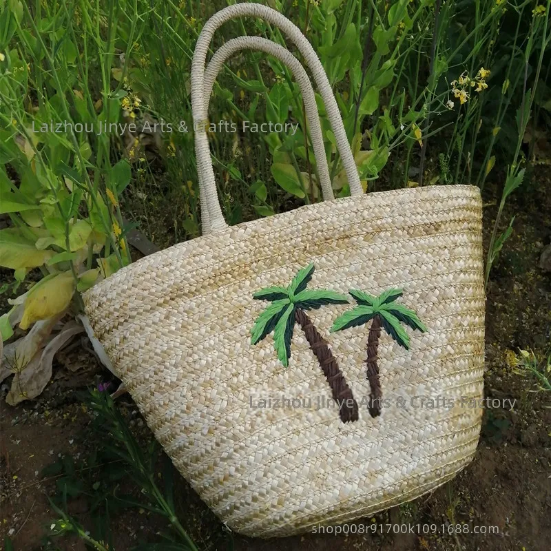 กระเป๋าถือสานฟางข้าวปักลายฟลาม - Women Bags Manufacturer บทวิจารณ์และราคา