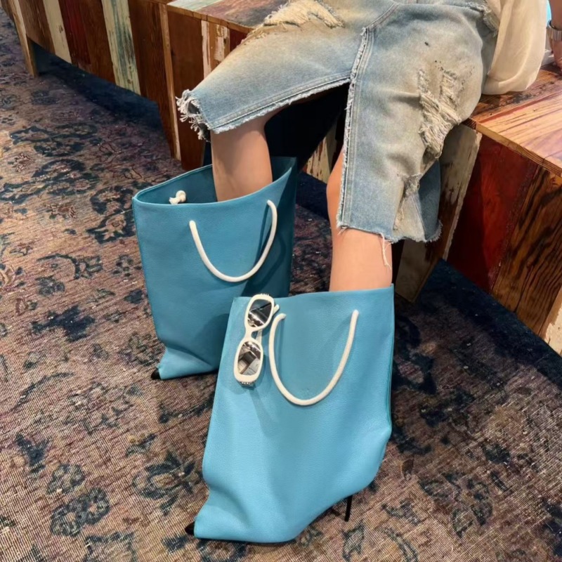รองเท้าบูททรงกระเป๋าแบบใหม่สำห - Women Bags New บทวิจารณ์และราคา