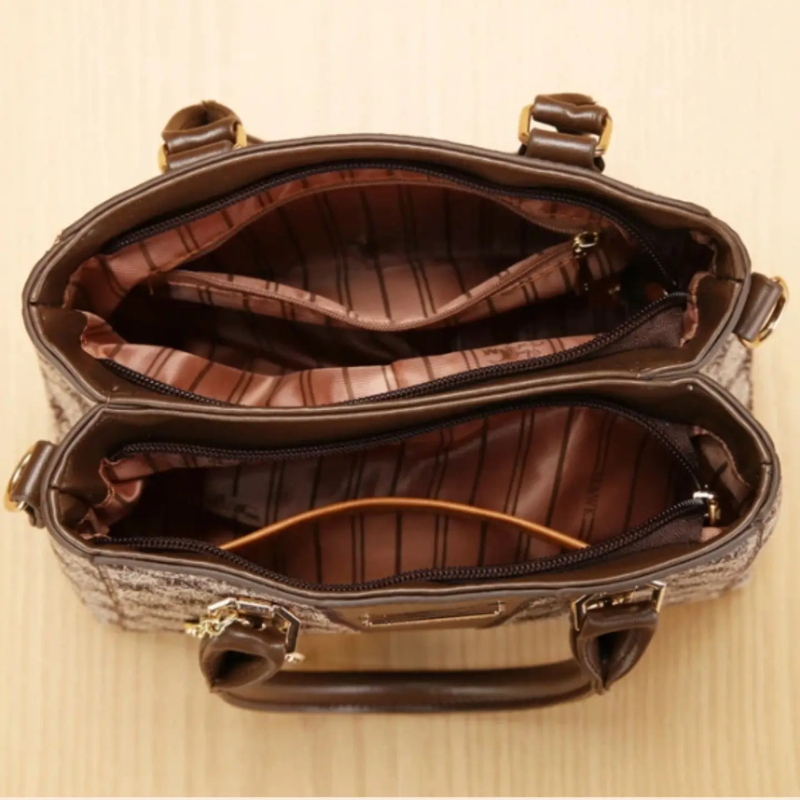 กระเป๋าถือพิมพ์ลายตัวอักษรหรูห - Women'S Bags Handbags บทวิจารณ์และราคา