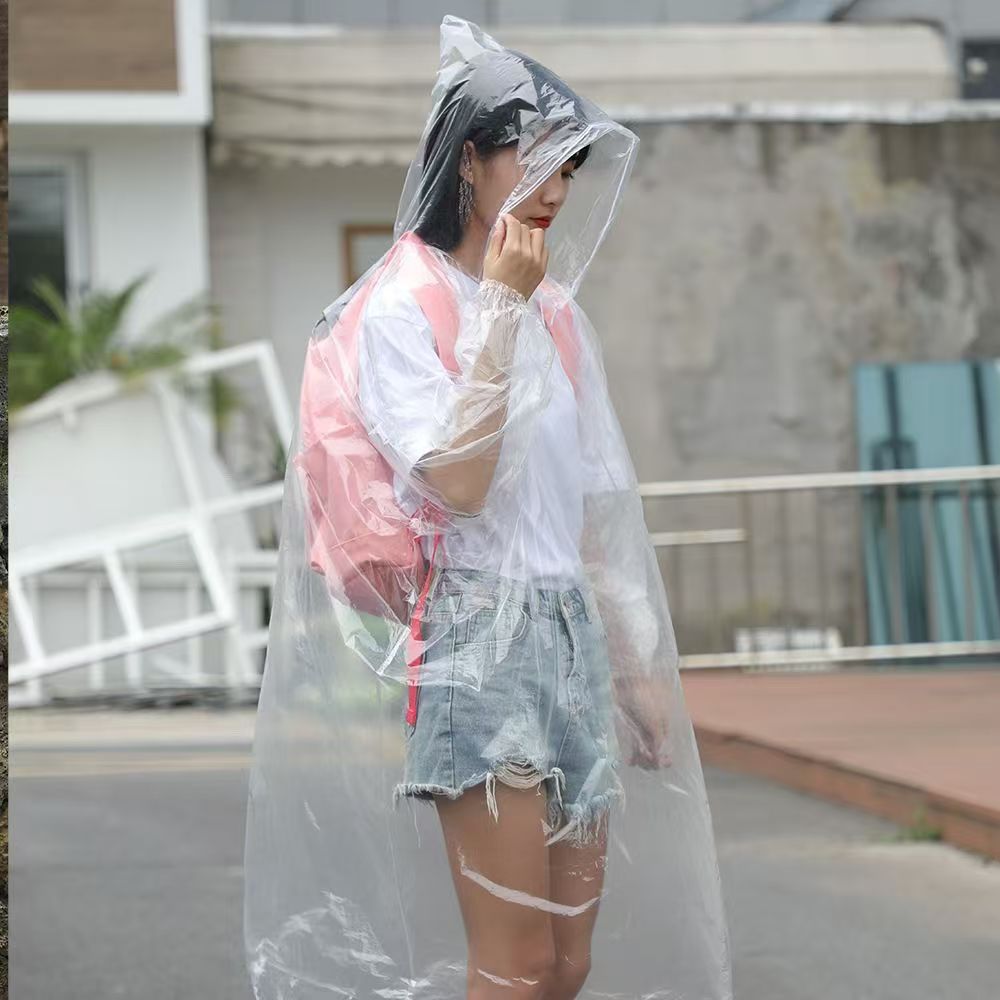 50 ชิ้นสีสุ่มเสื้อปอนโชโปร่งใส - Women Bags Manufacturer บทวิจารณ์และราคา