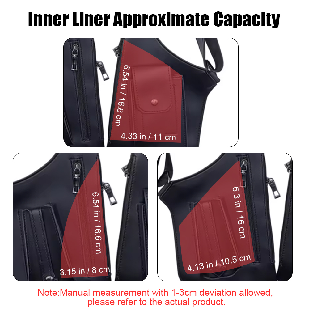 กระเป๋าป้องกันการโจรกรรมใต้วงแ - Saddle Bag Leather บทวิจารณ์และราคา