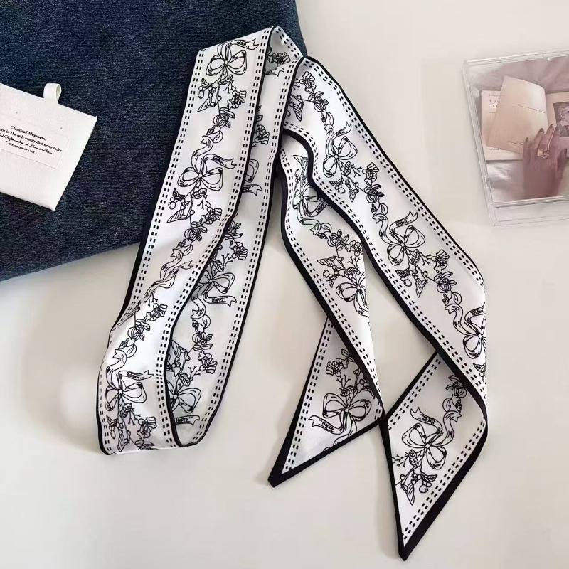 ผ้าพันคอ Paisley สีดำขาวสองด้า - Women Bags White บทวิจารณ์และราคา