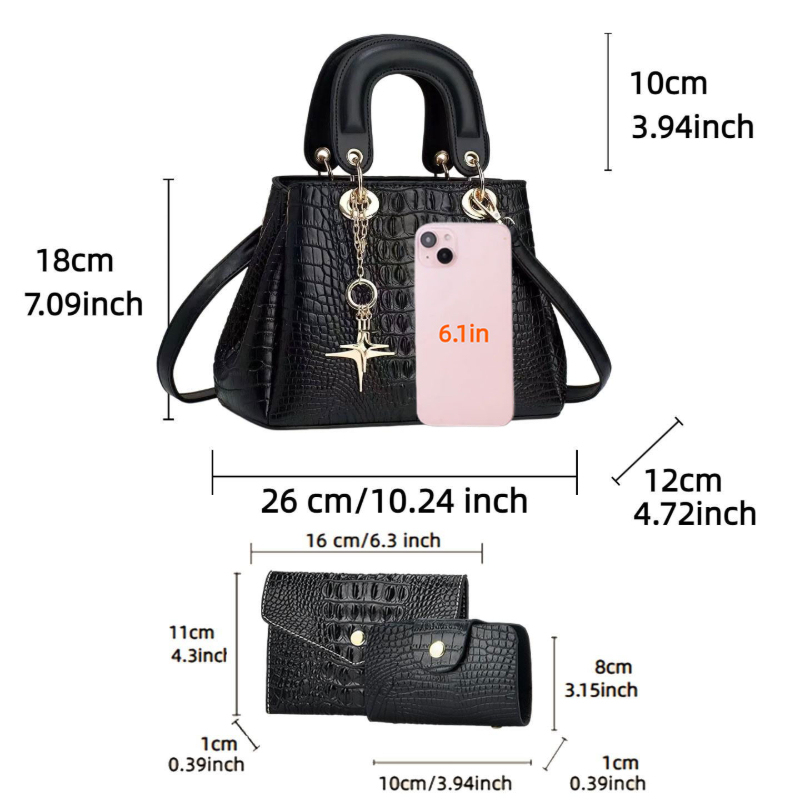 ชุดกระเป๋าผู้หญิง 3 ชิ้น กระเป - Women'S Bags Handbags บทวิจารณ์และราคา