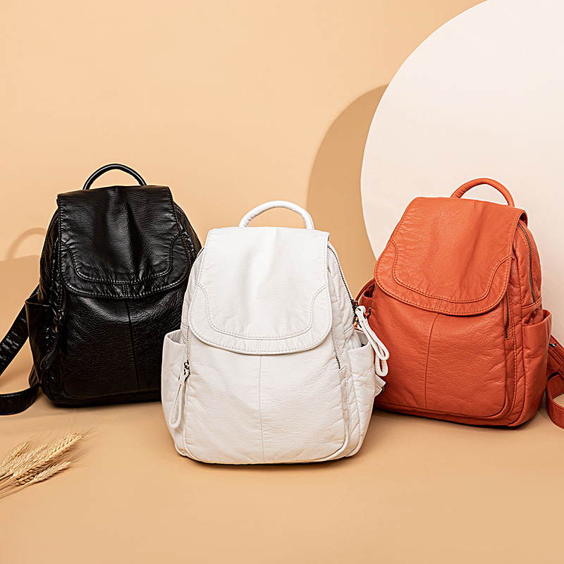 กระเป๋าเป้สะพายหลังสำหรับผู้หญ - Women Bags White บทวิจารณ์และราคา