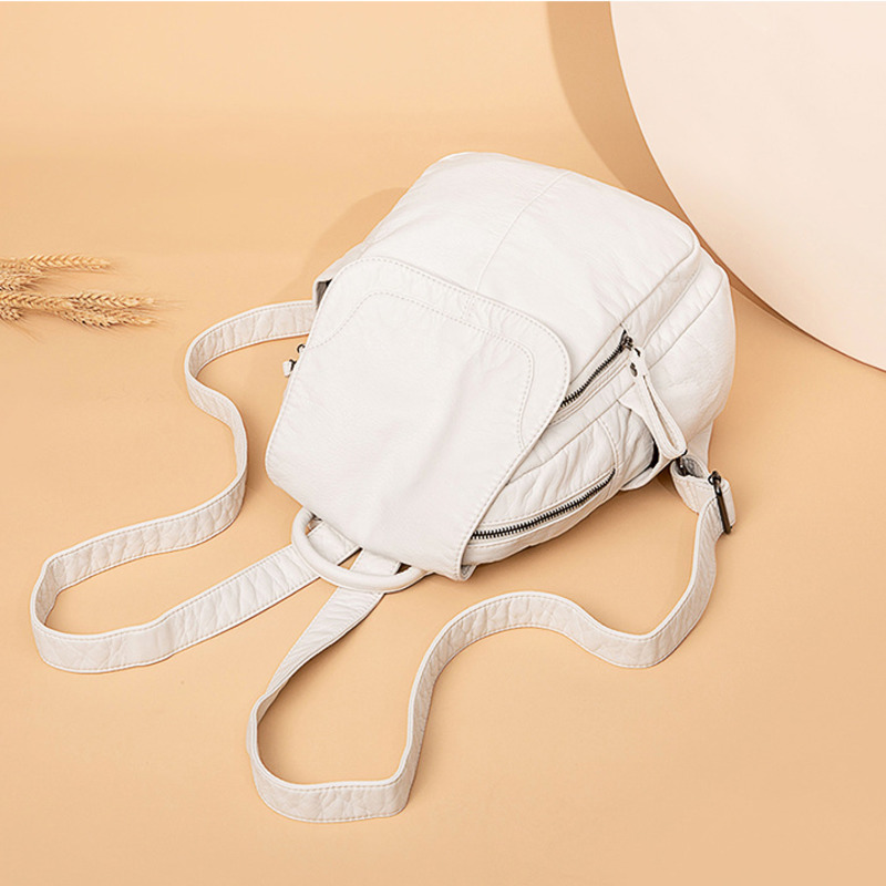 กระเป๋าเป้สะพายหลังสำหรับผู้หญ - Women Bags White บทวิจารณ์และราคา