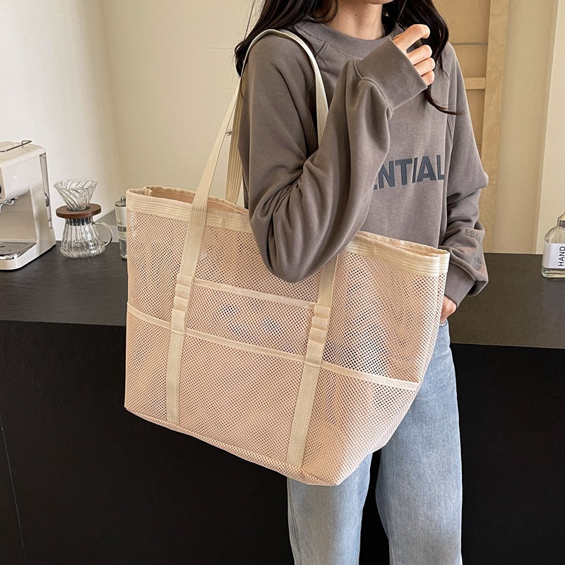Hollow ขนาดใหญ่ความจุกระเป๋าแต - Women Bags White บทวิจารณ์และราคา