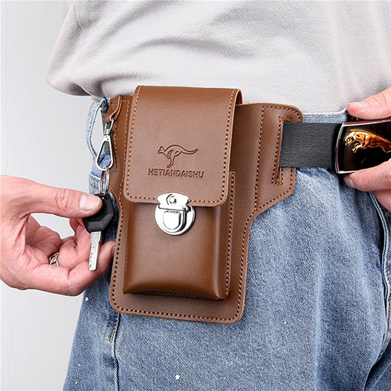 กระเป๋าคาดเอวใส่โทรศัพท์สำหรับ - Saddle Bag Leather บทวิจารณ์และราคา