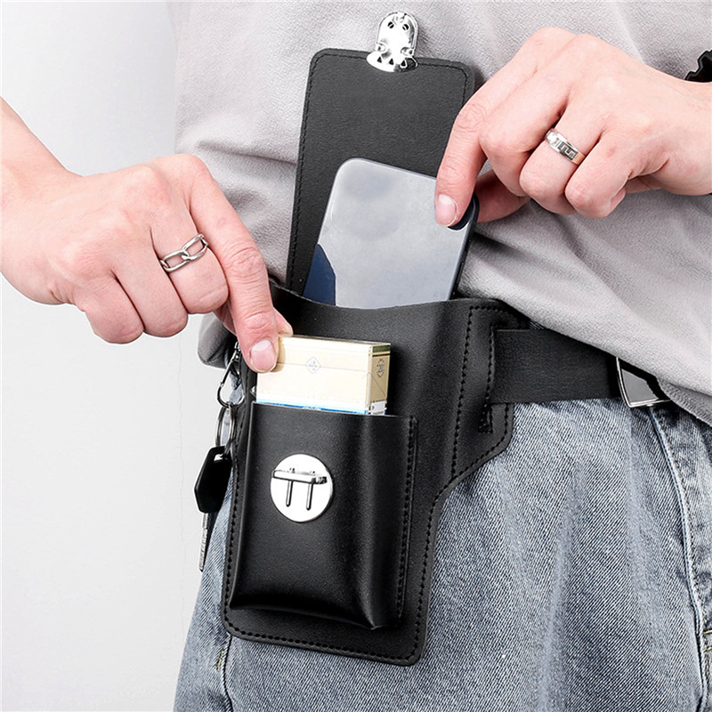 กระเป๋าคาดเอวใส่โทรศัพท์สำหรับ - Saddle Bag Leather บทวิจารณ์และราคา