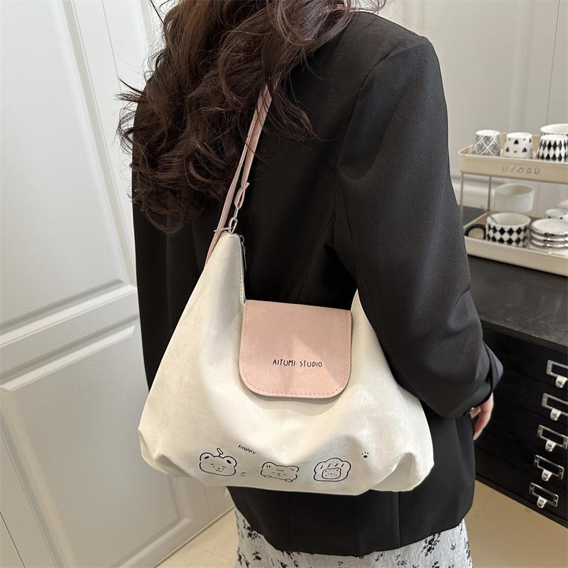 ใหม่น่ารักกระเป๋าสะพายการ์ตูนก - Women Bags White บทวิจารณ์และราคา