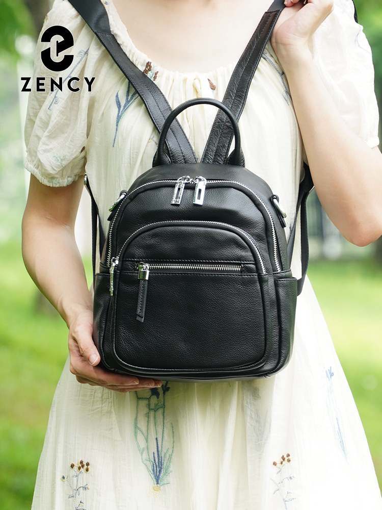 เซนซีกระเป๋าเป้สะพายหลังหนังแท - Women Bags For Work บทวิจารณ์และราคา