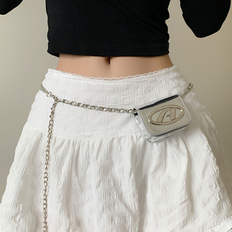 กระเป๋าสายโซ่คาดเอวสไตล์ยุโรปแ - Women Bags Jeans บทวิจารณ์และราคา
