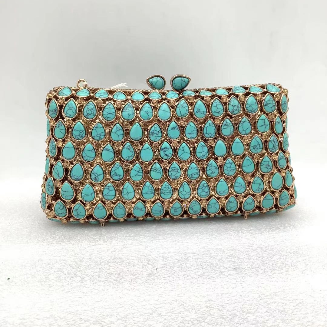 กระเป๋าคลัทช์สีฟ้าอมเขียวสำหรั - Women Bags Green บทวิจารณ์และราคา