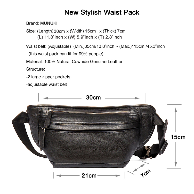 ใหม่ผู้ชายแฟชั่นของแท้หนังเอวก - Saddle Bag Leather บทวิจารณ์และราคา