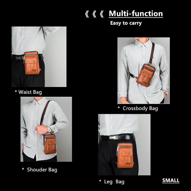 JEEP BULUO ขนาดเล็ก Multi-Func - Saddle Bag Leather บทวิจารณ์และราคา
