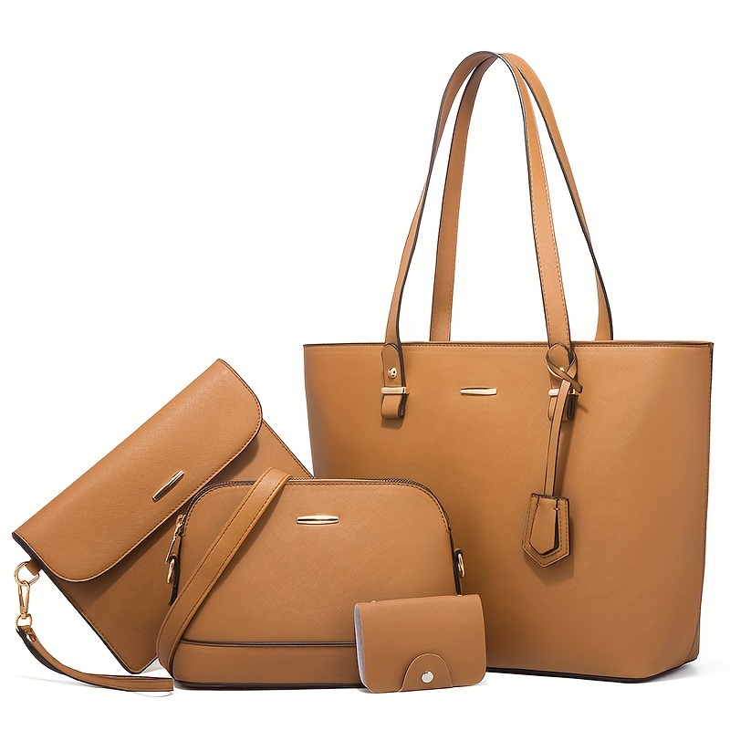 ชุดกระเป๋าแฟชั่นผู้หญิง 4 ชิ้น - Women'S Bags Handbags บทวิจารณ์และราคา