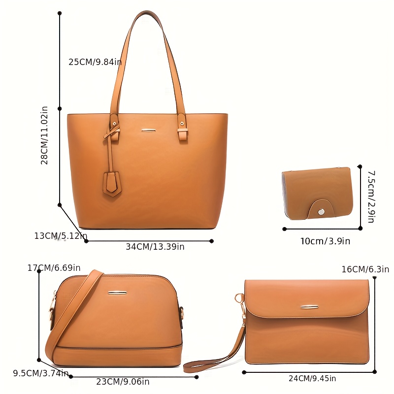ชุดกระเป๋าแฟชั่นผู้หญิง 4 ชิ้น - Women'S Bags Handbags บทวิจารณ์และราคา