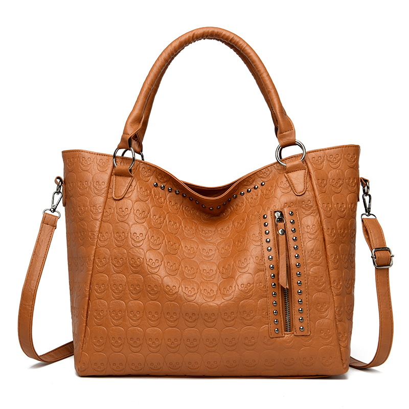 กระเป๋าสะพายข้างลายหัวกะโหลกสไ - Women Bags For Work บทวิจารณ์และราคา