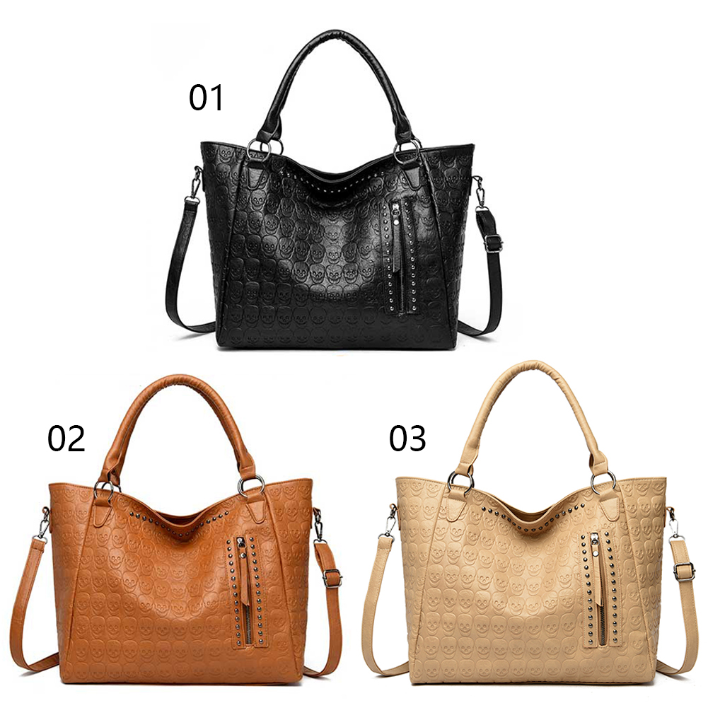กระเป๋าสะพายข้างลายหัวกะโหลกสไ - Women Bags For Work บทวิจารณ์และราคา