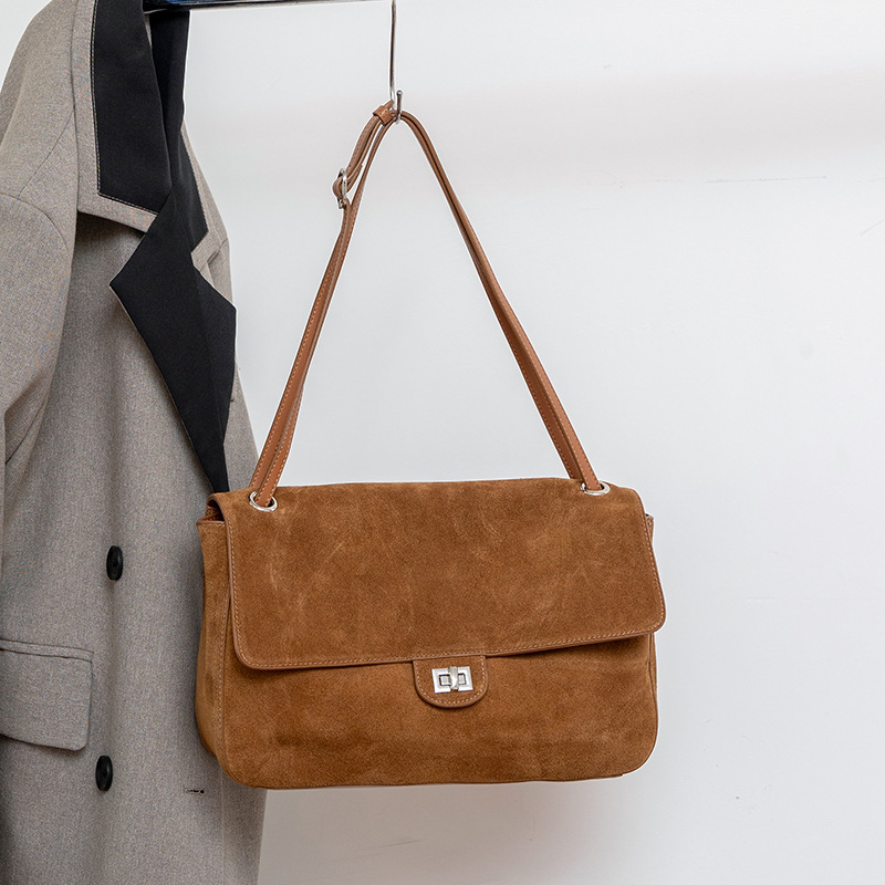 กระเป๋าหนังกลับแท้สะพายไหล่สำห - Women Bags For Work บทวิจารณ์และราคา
